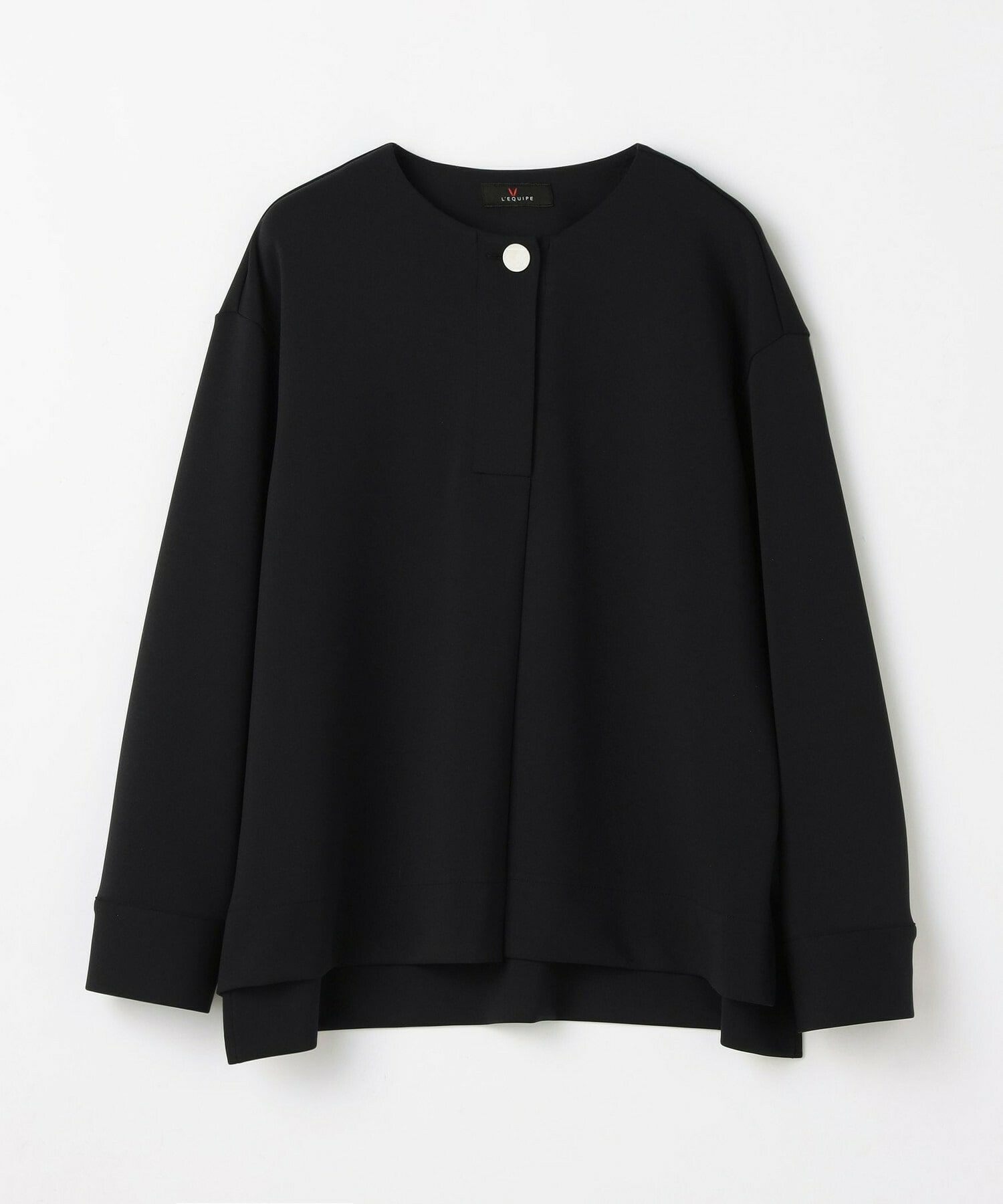 【L'EQUIPE】エアリーダンボールジャージーカットソー 詳細画像 ブラック 1