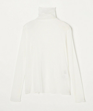 【L'EQUIPE】チュールタートルネックカットソー 詳細画像 ホワイト 1