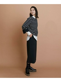 【L'EQUIPE】エアリージャージータイトスカート 詳細画像 ブラック 2