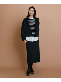 【L'EQUIPE】エアリージャージータイトスカート 詳細画像 ブラック 3