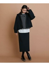 【L'EQUIPE】エアリージャージータイトスカート 詳細画像 ブラック 4