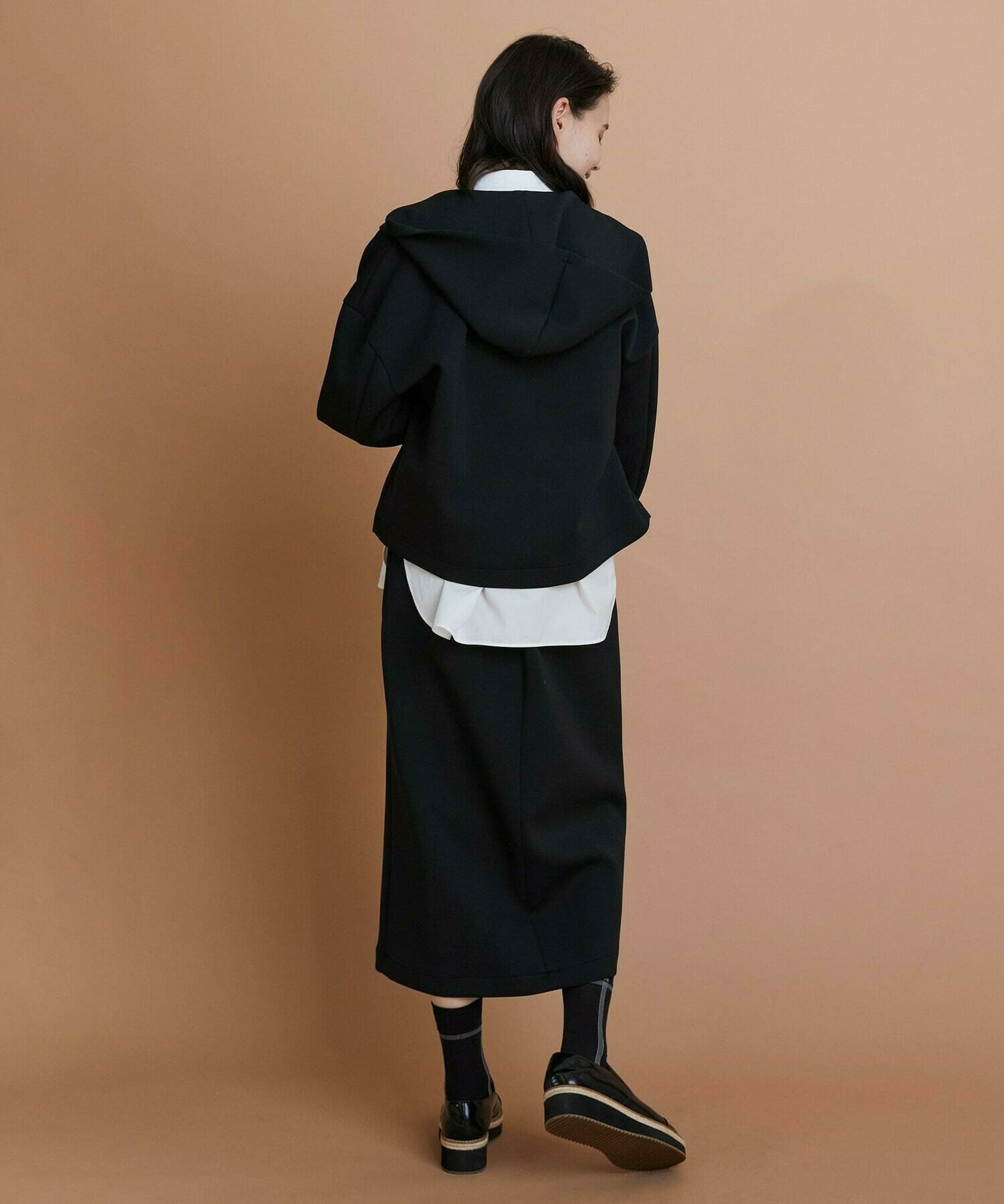 【L'EQUIPE】エアリージャージータイトスカート 詳細画像 ブラック 5