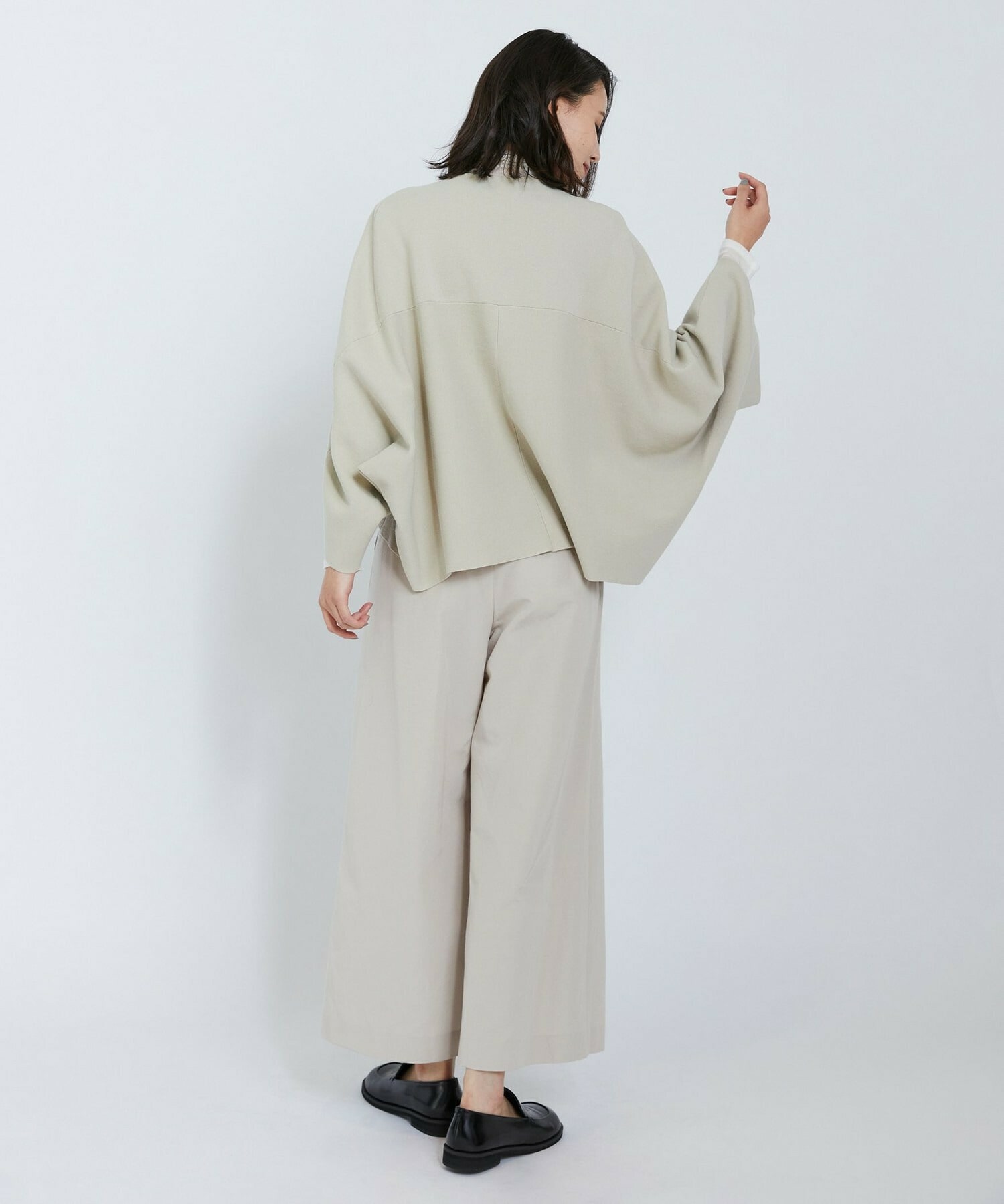 【L'EQUIPE】ミラノリブニットジャケット 詳細画像 ブラック 7