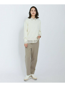 【L'EQUIPE】ウールポリミラノリブニットプルオーバー 詳細画像 ネイビー 1