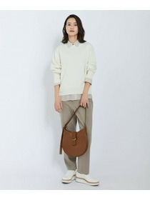 【L'EQUIPE】ウールポリミラノリブニットプルオーバー 詳細画像 ネイビー 3