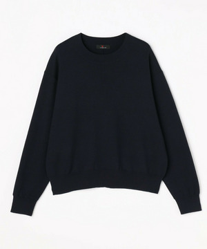 【L'EQUIPE】ウールポリミラノリブニットプルオーバー 詳細画像 ネイビー 1