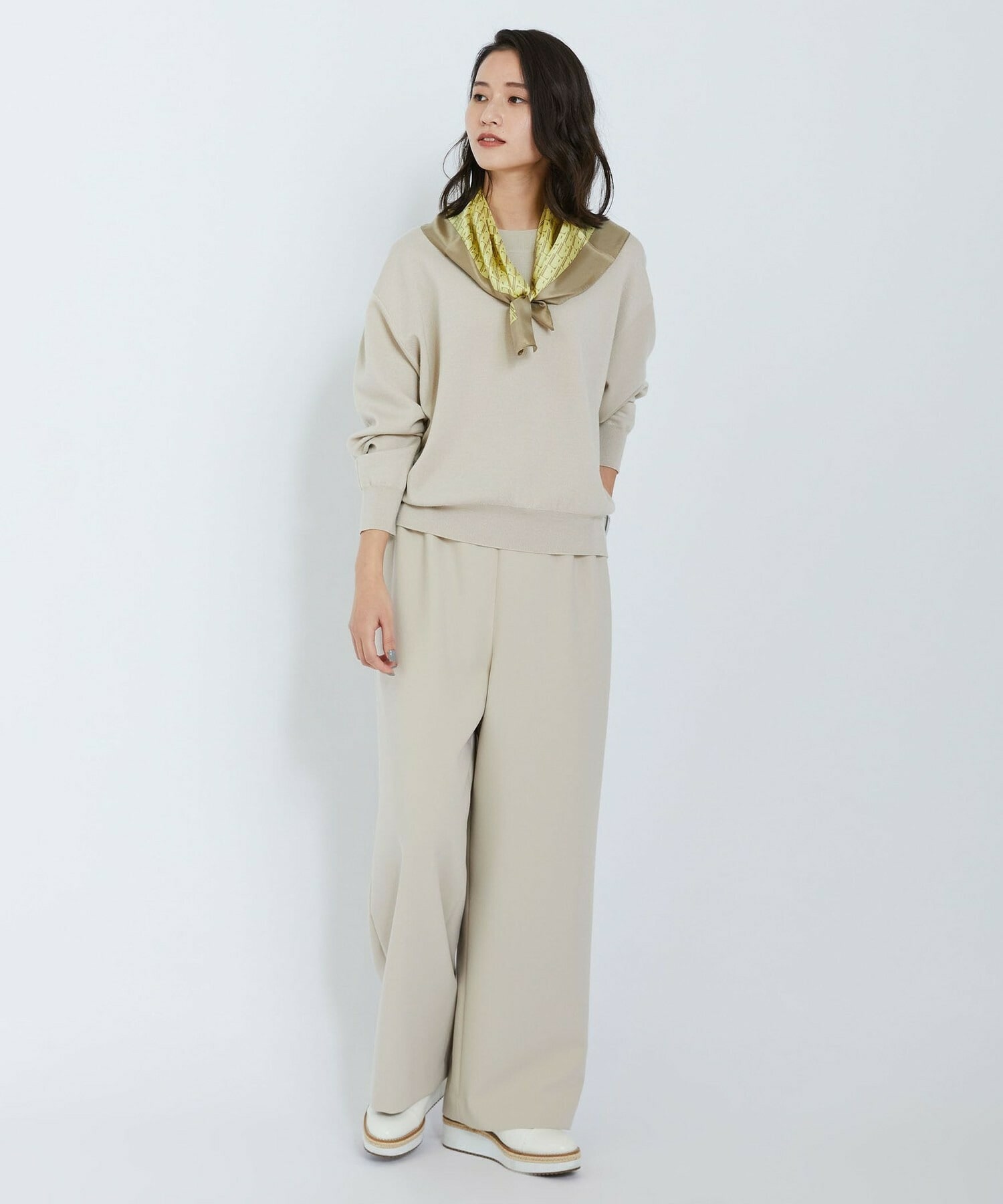 【L'EQUIPE】ウールポリミラノリブニットプルオーバー 詳細画像 ネイビー 11