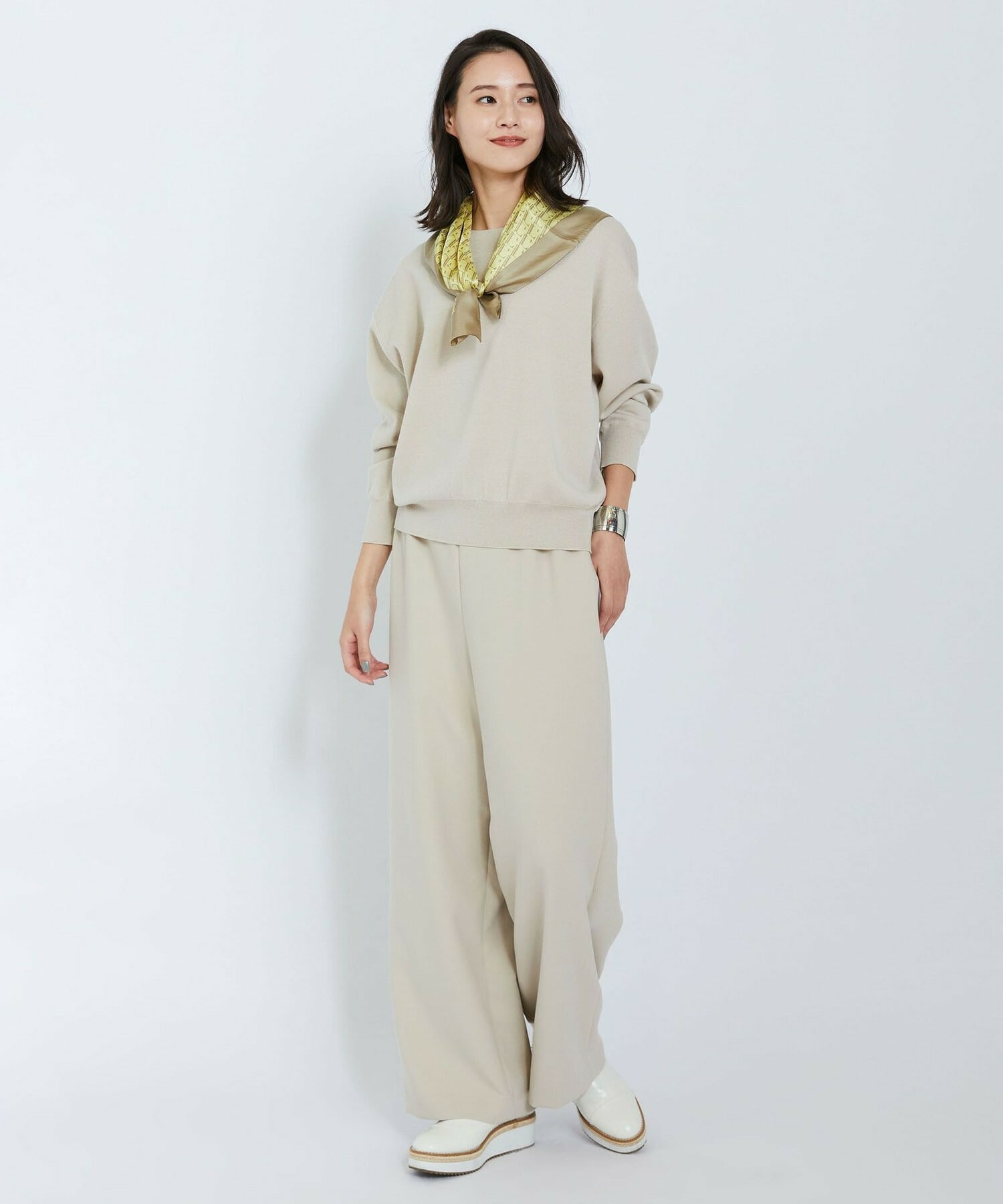 【L'EQUIPE】ウールポリミラノリブニットプルオーバー 詳細画像 ネイビー 12