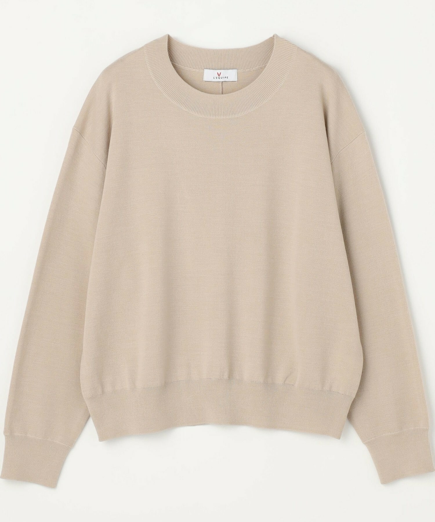 【L'EQUIPE】ウールポリミラノリブニットプルオーバー 詳細画像 ネイビー 17