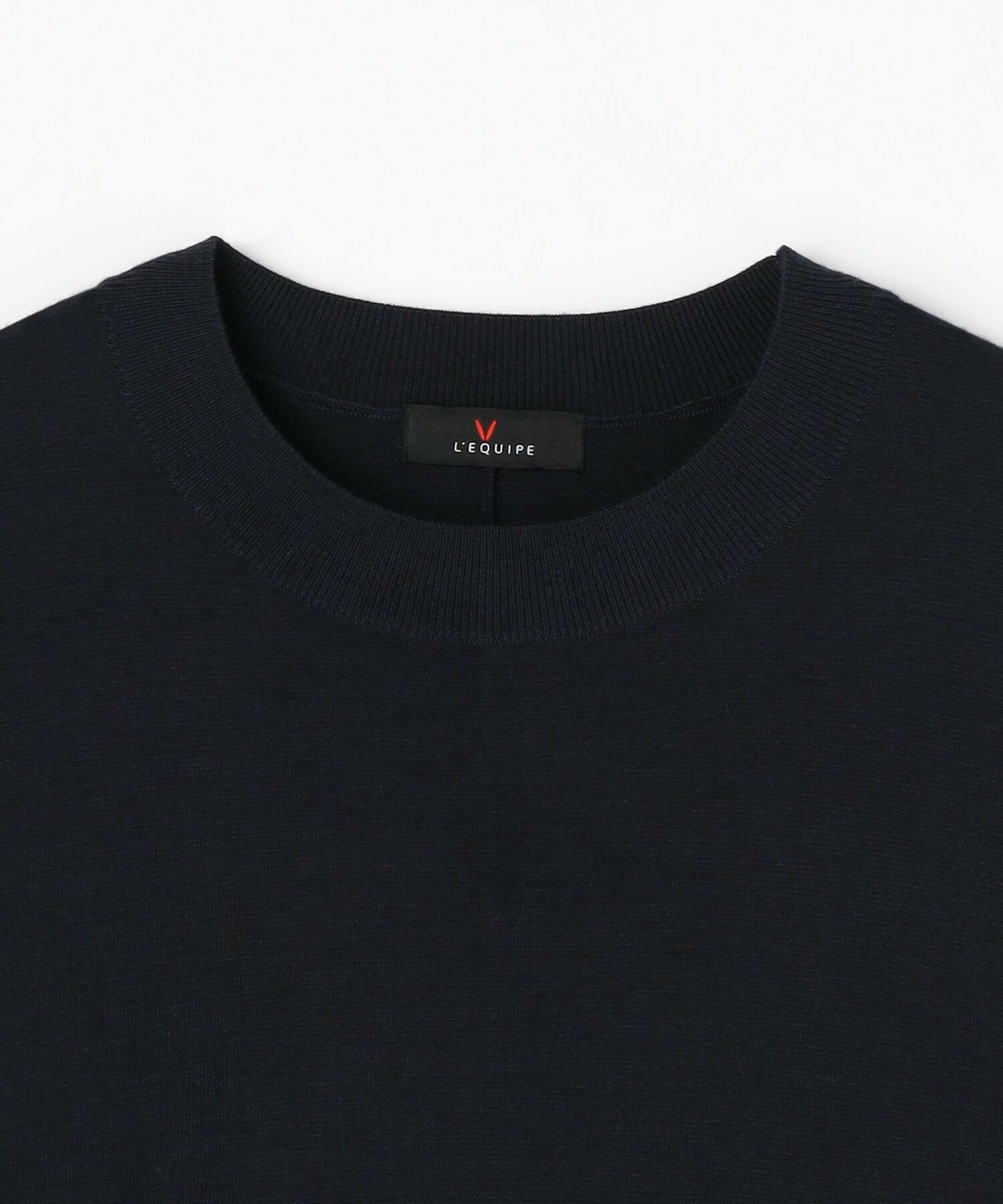 【L'EQUIPE】ウールポリミラノリブニットプルオーバー 詳細画像 ネイビー 19