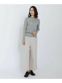 【L'EQUIPE】ハイゲージカシミヤ混ニットプルオーバー 詳細画像 ライトグレー 13