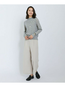 【L'EQUIPE】ハイゲージカシミヤ混ニットプルオーバー 詳細画像 ライトグレー 14