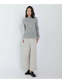 【L'EQUIPE】ハイゲージカシミヤ混ニットプルオーバー 詳細画像 ライトグレー 15