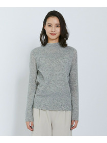 【L'EQUIPE】ハイゲージカシミヤ混ニットプルオーバー 詳細画像 ライトグレー 18