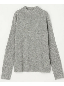 【L'EQUIPE】ハイゲージカシミヤ混ニットプルオーバー 詳細画像 ライトグレー 21