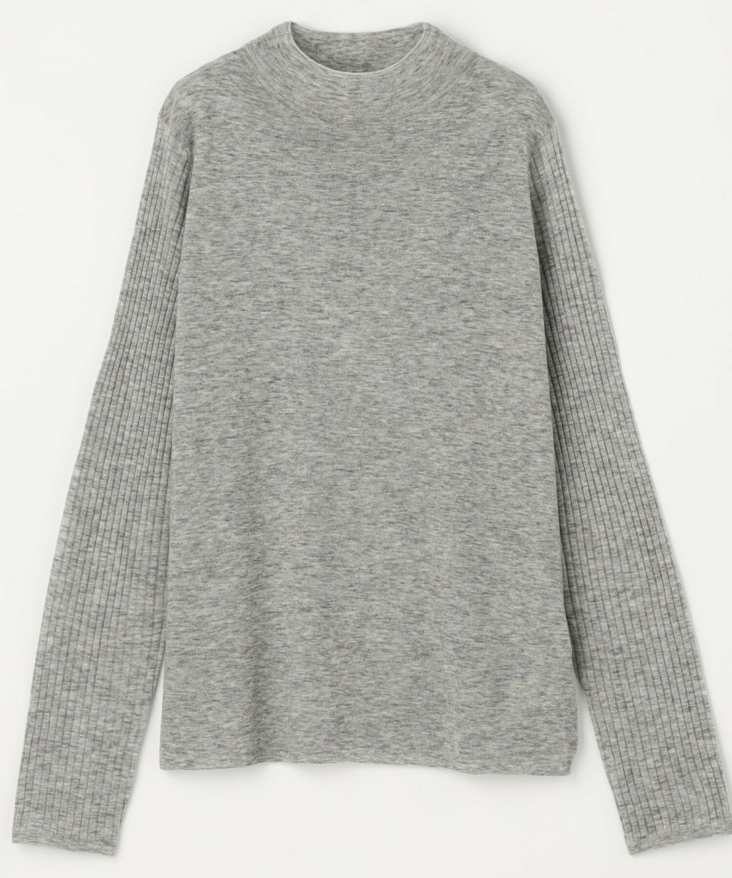 【L'EQUIPE】ハイゲージカシミヤ混ニットプルオーバー 詳細画像 ライトグレー 21