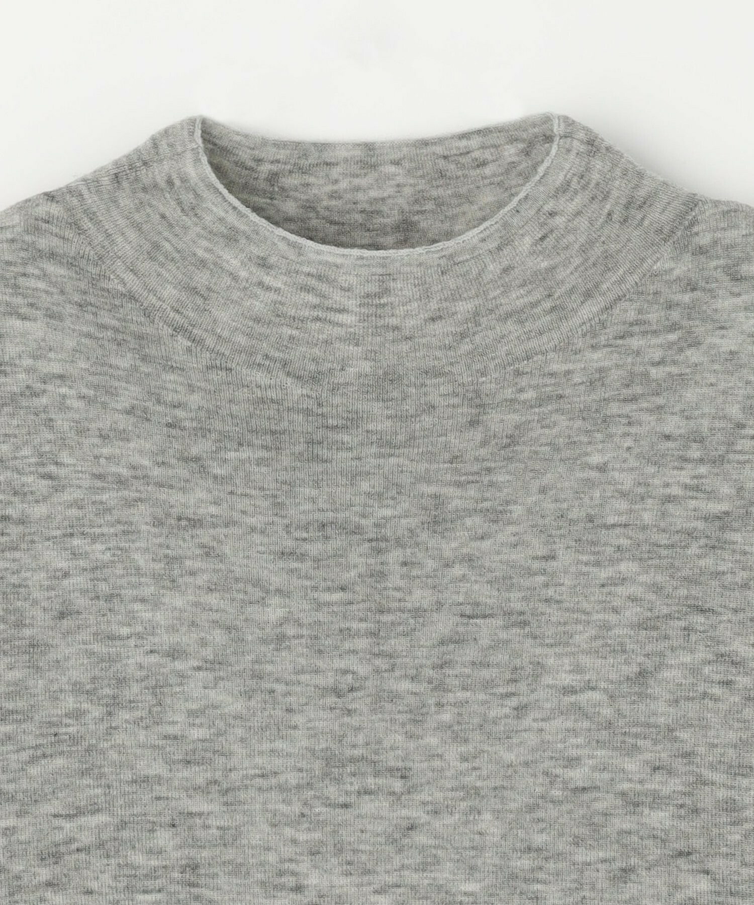 【L'EQUIPE】ハイゲージカシミヤ混ニットプルオーバー 詳細画像 ライトグレー 23