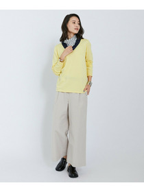 【L'EQUIPE】ピーチスキンコットンニットプルオーバー 詳細画像 ライトグレー 10