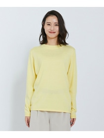 【L'EQUIPE】ピーチスキンコットンニットプルオーバー 詳細画像 ライトグレー 15