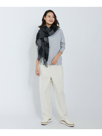 【L'EQUIPE】ピーチスキンコットンニットプルオーバー 詳細画像 ライトグレー 4