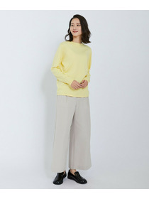 【L'EQUIPE】ピーチスキンコットンニットプルオーバー 詳細画像 ライトグレー 7