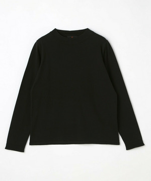 【L'EQUIPE】ピーチスキンコットンニットプルオーバー 詳細画像 ブラック 1