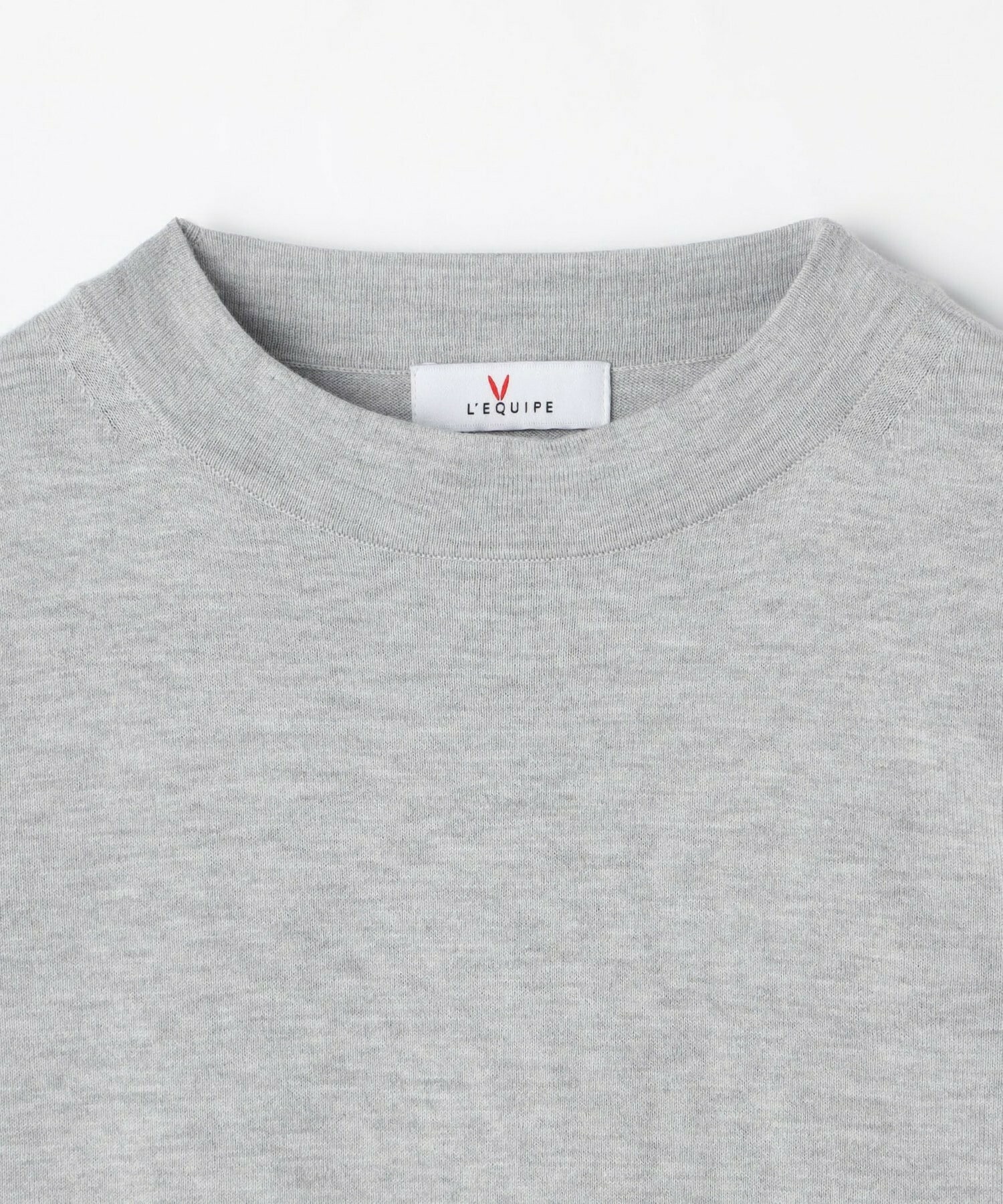 【L'EQUIPE】ピーチスキンコットンニットプルオーバー 詳細画像 ブラック 21