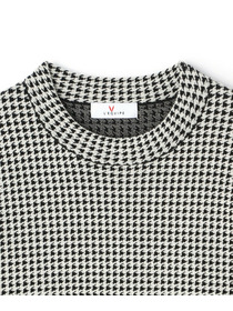 【L'EQUIPE】綿アセテートジャガードニットプルオーバー 詳細画像 ブルー系その他 17