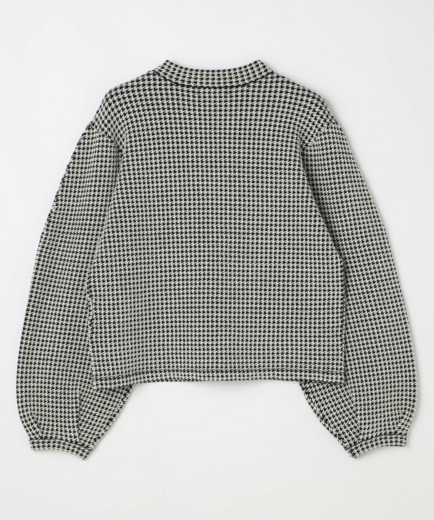 【L'EQUIPE】綿アセテートジャガードニットプルオーバー 詳細画像 ブルー系その他 16