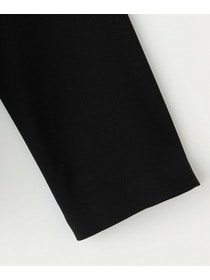 【L'EQUIPE】バックサテンノーカラージャケット＜現行素材＞ 詳細画像 ブラック 3