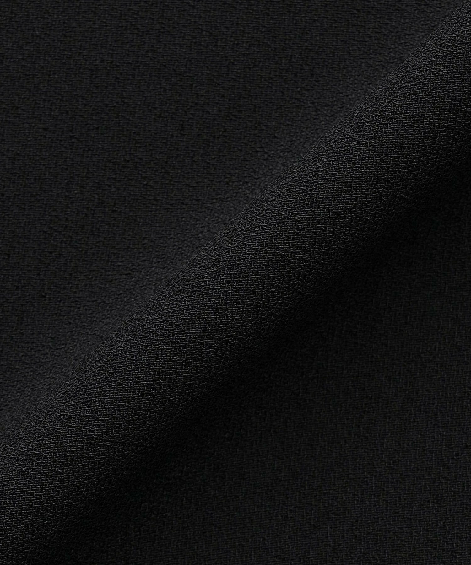 【L'EQUIPE】バックサテンノーカラージャケット＜現行素材＞ 詳細画像 ブラック 5