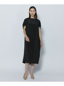 【COUTURIER】シルク二重織ワンピース 詳細画像 ブラック 1