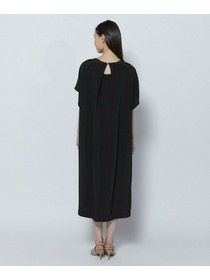 【COUTURIER】シルク二重織ワンピース 詳細画像 ブラック 10