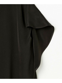 【COUTURIER】シルク二重織ワンピース 詳細画像 ブラック 15