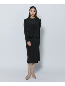 【COUTURIER】シルク二重織ワンピース 詳細画像 ブラック 6