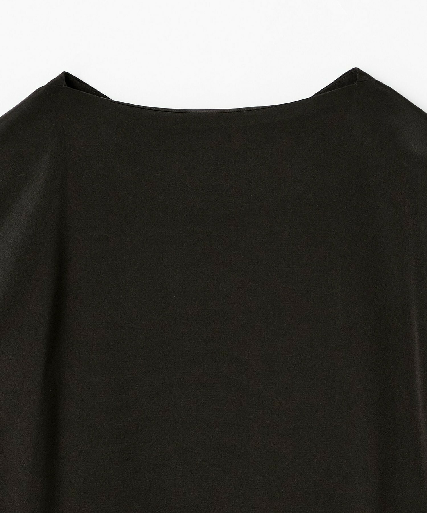 【COUTURIER】シルク二重織ワンピース 詳細画像 ブラック 13