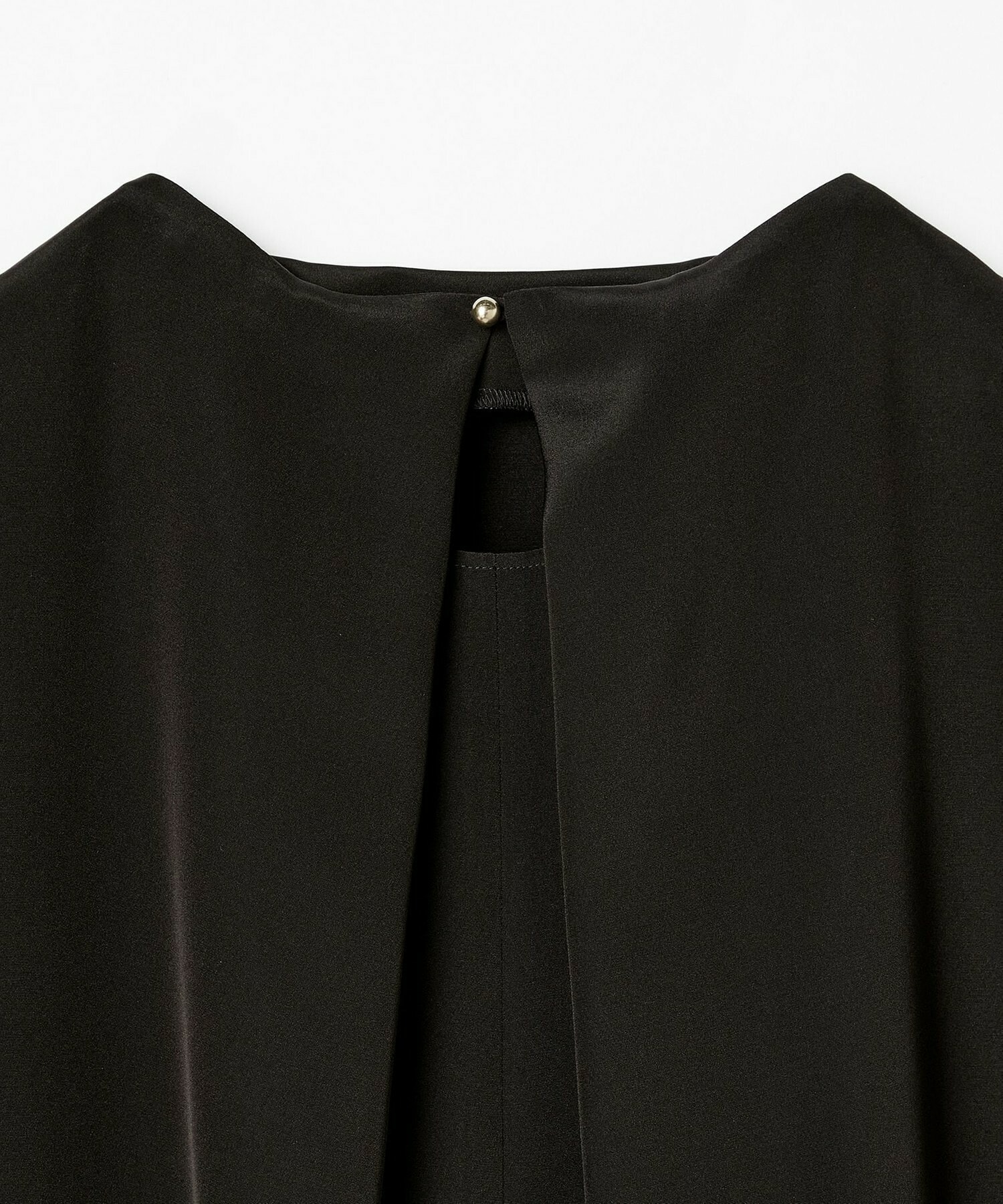 【COUTURIER】シルク二重織ワンピース 詳細画像 ブラック 14