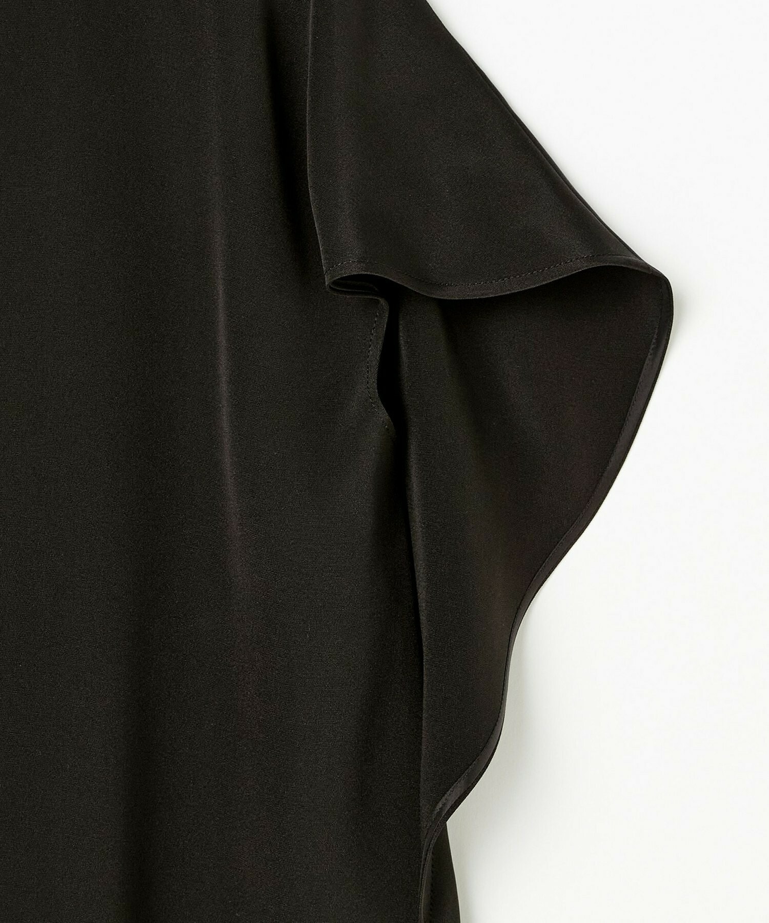 【COUTURIER】シルク二重織ワンピース 詳細画像 ブラック 15
