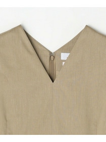 【COUTURIER】ファインリネンクロスワンピース 詳細画像 モカ 11