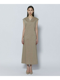 【COUTURIER】ファインリネンクロスワンピース 詳細画像 モカ 6
