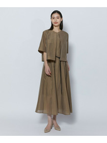 【COUTURIER】C/SEオーガンジーワンピース 詳細画像 ネイビー 9
