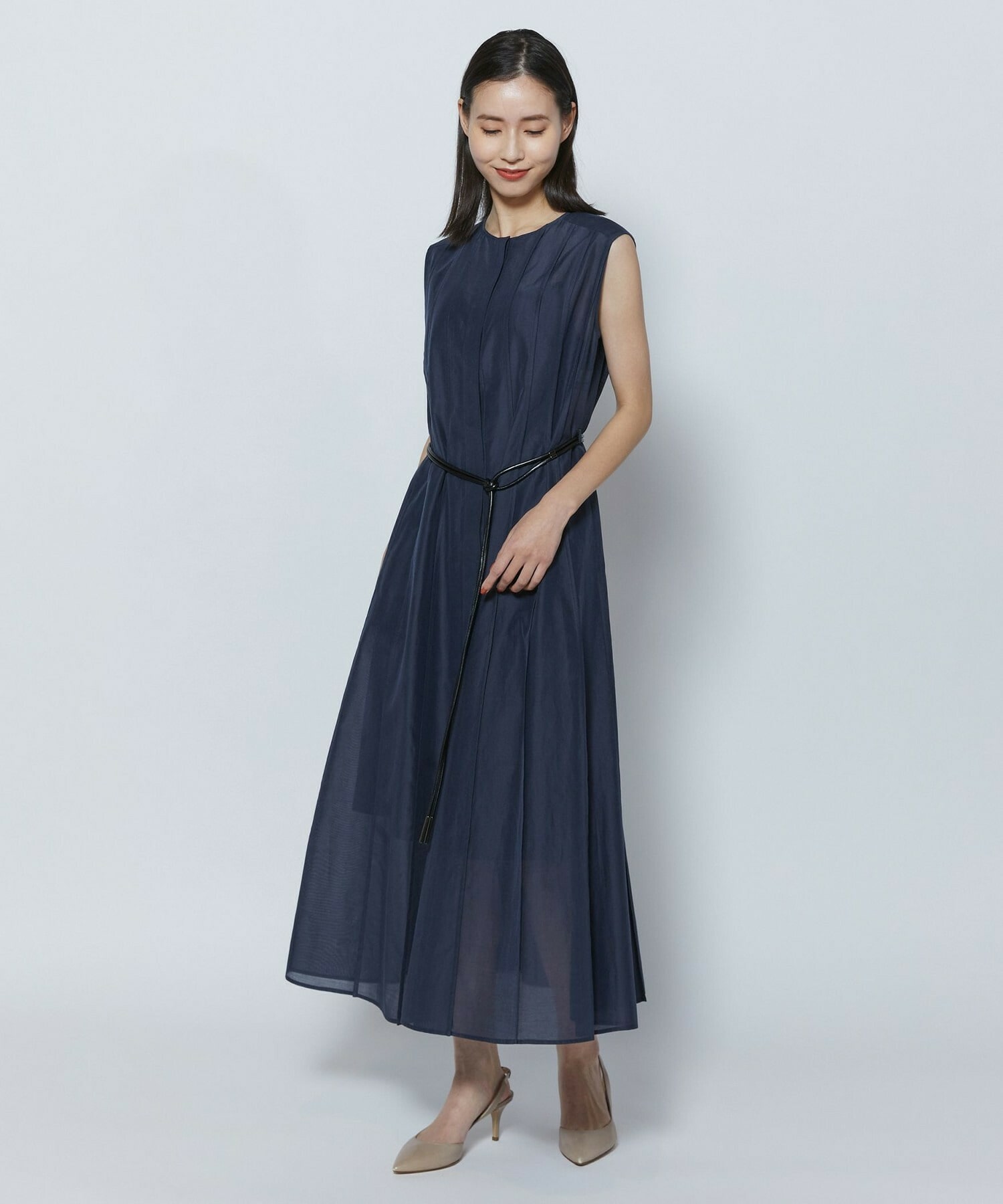 【COUTURIER】C/SEオーガンジーワンピース 詳細画像 ネイビー 2