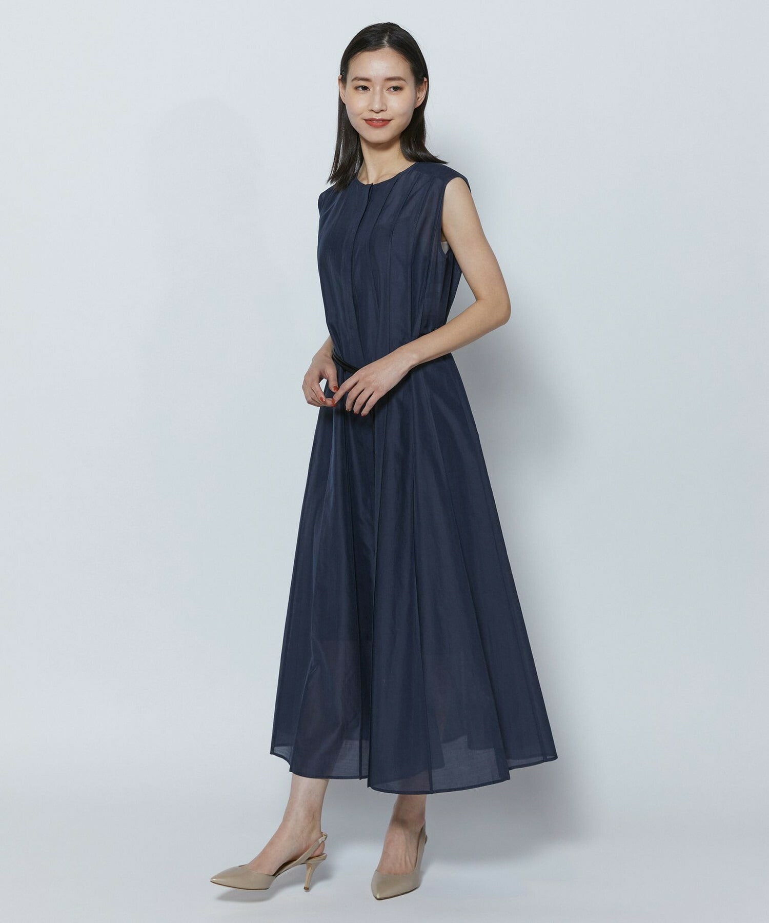 【COUTURIER】C/SEオーガンジーワンピース 詳細画像 ネイビー 3