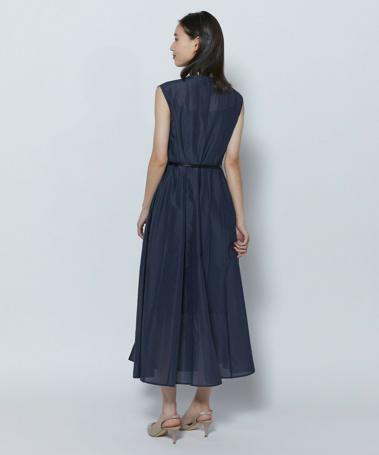 【COUTURIER】C/SEオーガンジーワンピース 詳細画像 ネイビー 4