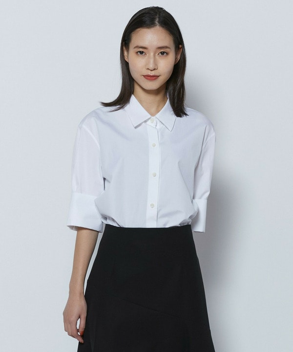 【COUTURIER】100/2シルケットコットンシャツ