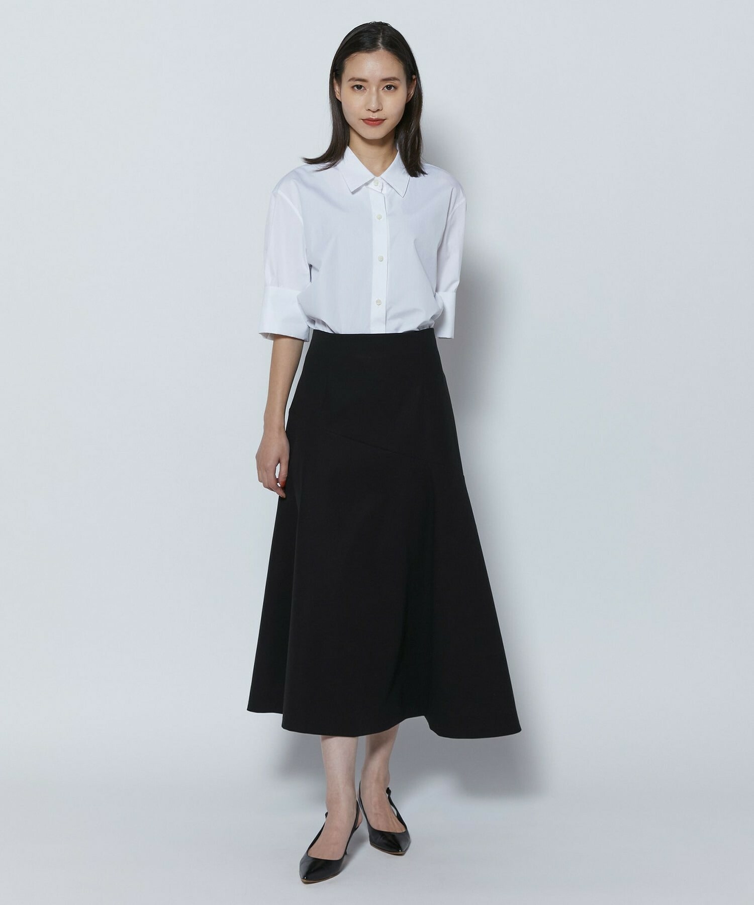 【COUTURIER】100/2シルケットコットンシャツ 詳細画像 ホワイト 3