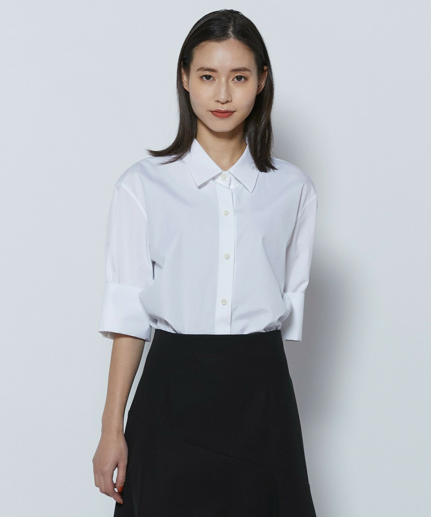 【COUTURIER】100/2シルケットコットンシャツ 詳細画像 ホワイト 1