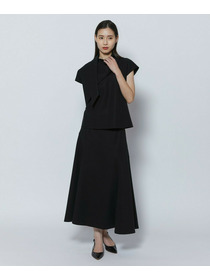 【COUTURIER】60/2Vダブルクロスブラウス 詳細画像 ブラック 1