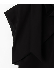 【COUTURIER】60/2Vダブルクロスブラウス 詳細画像 ブラック 20