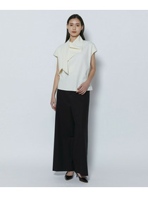 【COUTURIER】60/2Vダブルクロスブラウス 詳細画像 ブラック 6